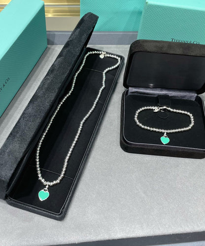 [Lioran]RETURN TO TIF SILVER BEAD NECKLACE