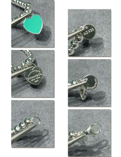 [Lioran]RETURN TO TIF SILVER BEAD NECKLACE