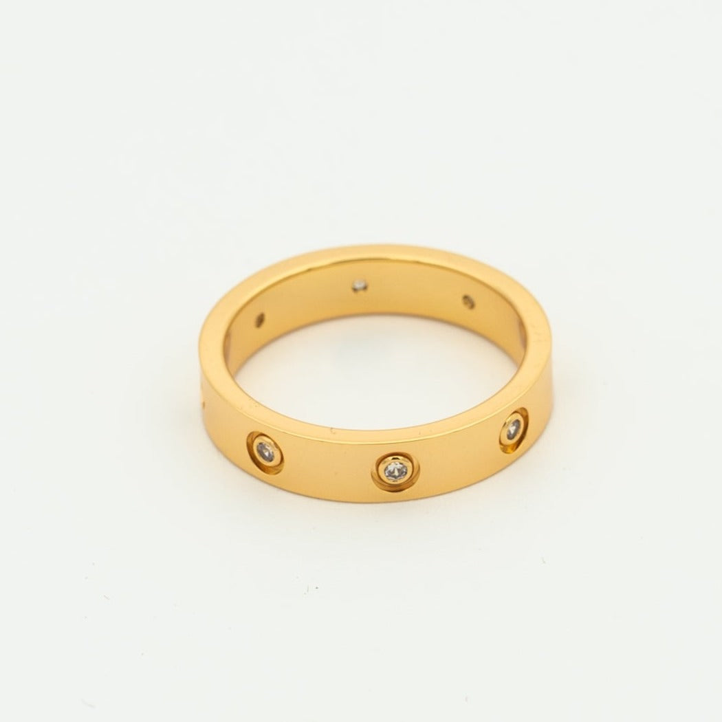 [⭐Lioran]LOVE RING 3.6MM 8 DIAMONDS