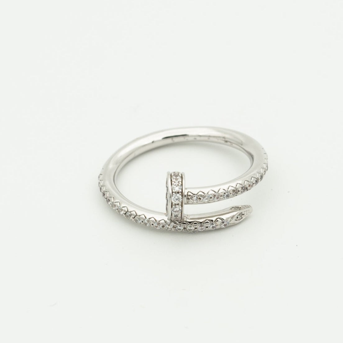 [⭐Lioran]JUSTE RING 1.8MM SILVER DIAMONDS