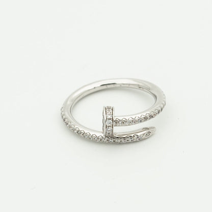 [⭐Lioran]JUSTE RING 1.8MM SILVER DIAMONDS