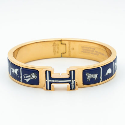 [⭐Lioran]H BRACELET BLUE CERAMIC
