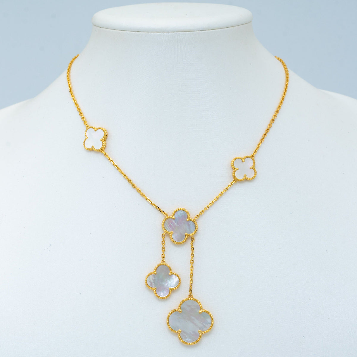 [⭐Lioran]CLOVER MOTHER OF PEARL NECKLACE 6 MOTIF