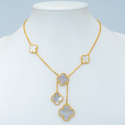 [⭐Lioran]CLOVER MOTHER OF PEARL NECKLACE 6 MOTIF