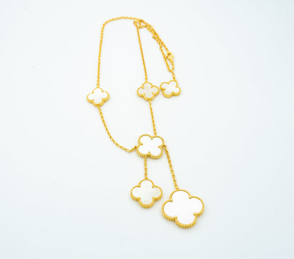 [⭐Lioran]CLOVER MOTHER OF PEARL NECKLACE 6 MOTIF