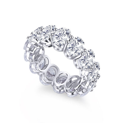 [⭐Lioran Jewelry]Dainty Elongated Cushion Cut Tennis Ring