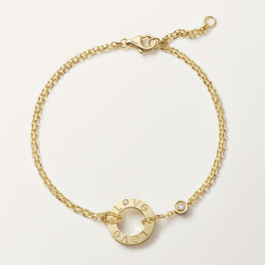 [⭐Lioran]LOVE BRACELET 2 DIAMOND