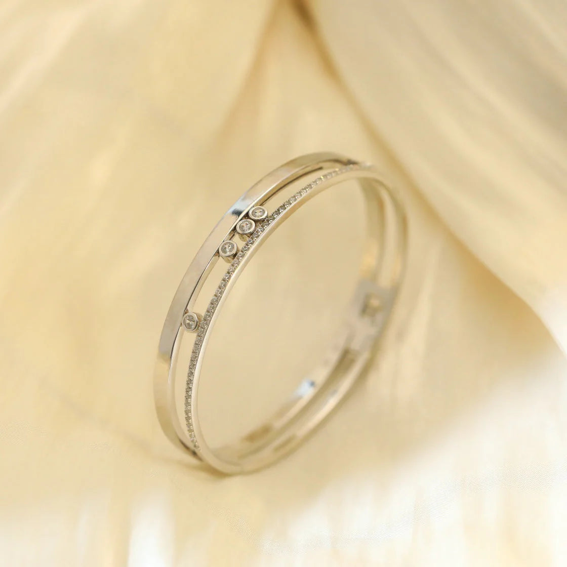 [⭐Lioran]Move Romane Diamond Bangle Bracelet