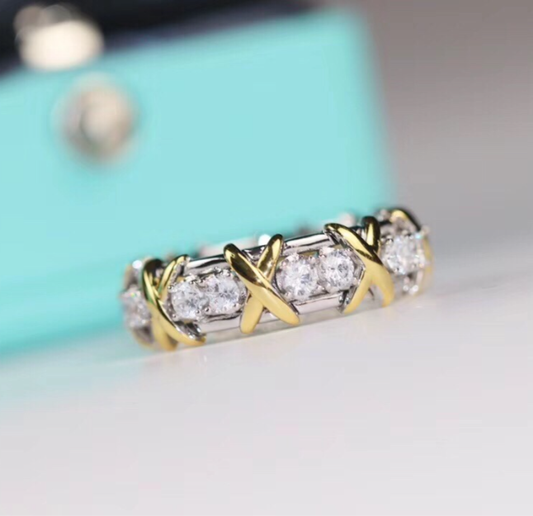 [⭐Lioran jewelrys]Classic Gold Diamond Ring