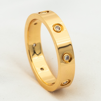 [⭐Lioran]LOVE RING 3.6MM 8 DIAMONDS