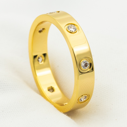 [⭐Lioran]LOVE RING 3.6MM 8 DIAMONDS
