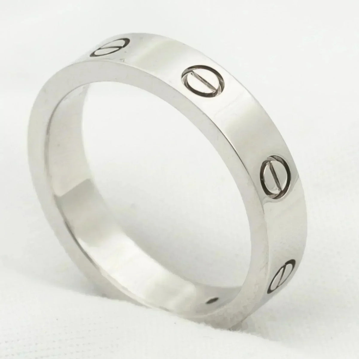 [⭐Lioran]LOVE RING 4MM 1 DIAMOND SILVER