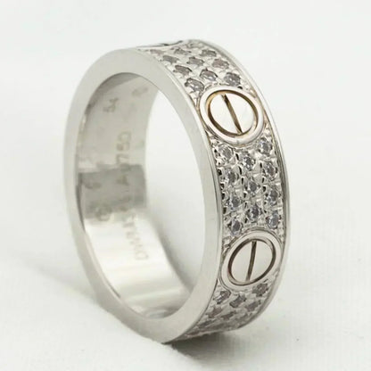 [⭐Lioran]LOVE RING 5.5MM DIAMONDS PAVED