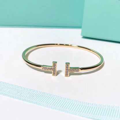 [Lioran]T BRACELET 1.8MM GOLD DIAMOND