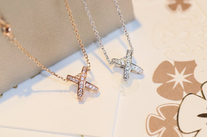 [⭐Lioran]JEUX DE DIAMOND NECKLACE