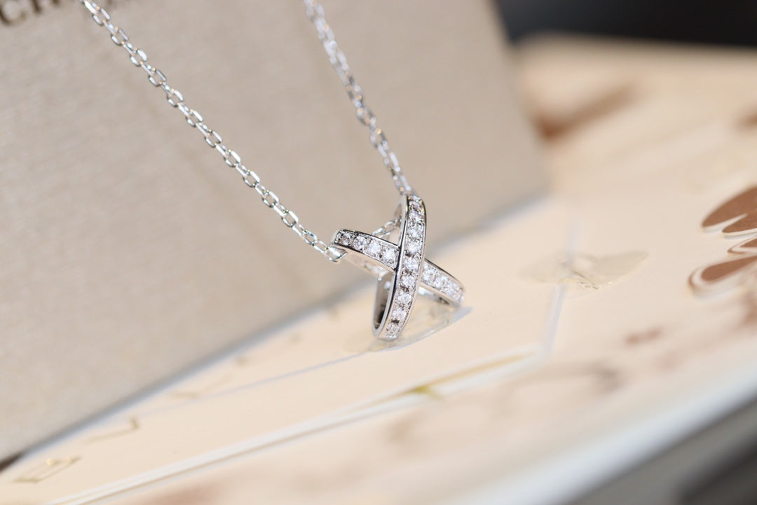 [⭐Lioran]JEUX DE DIAMOND NECKLACE