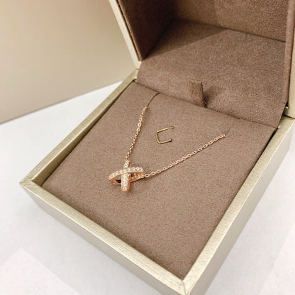 [⭐Lioran]JEUX DE DIAMOND NECKLACE
