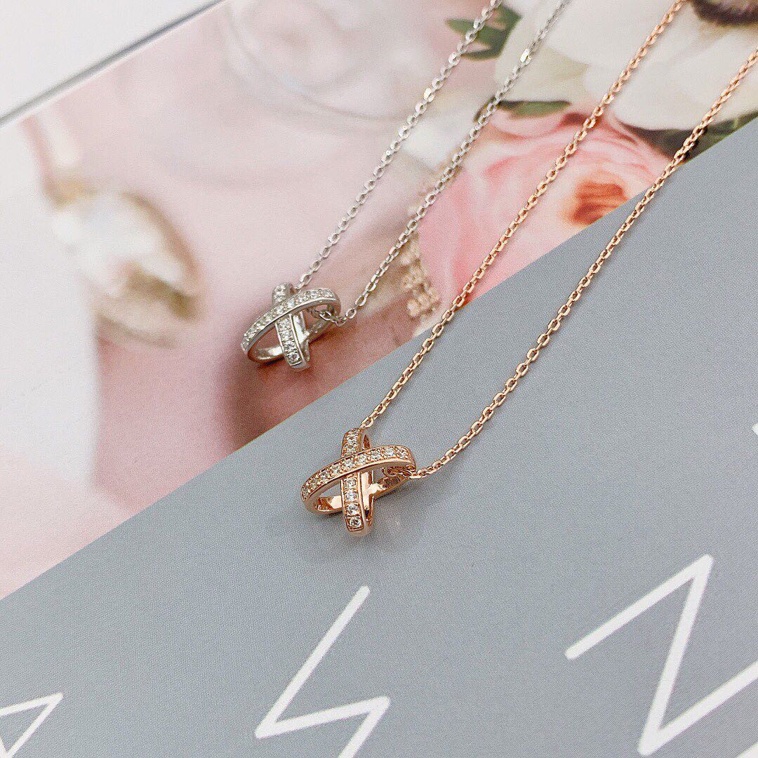 [⭐Lioran]JEUX DE DIAMOND NECKLACE