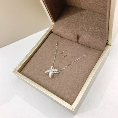 [⭐Lioran]JEUX DE DIAMOND NECKLACE