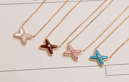 [⭐Lioran]JEUX DE NECKLACE 1 DIAMOND