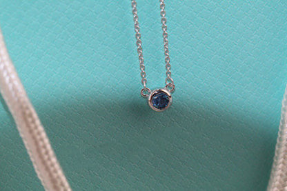 [Lioran]ELSA PERETTI SERIES SINGLE DIAMOND SIMPLE NECKLACE