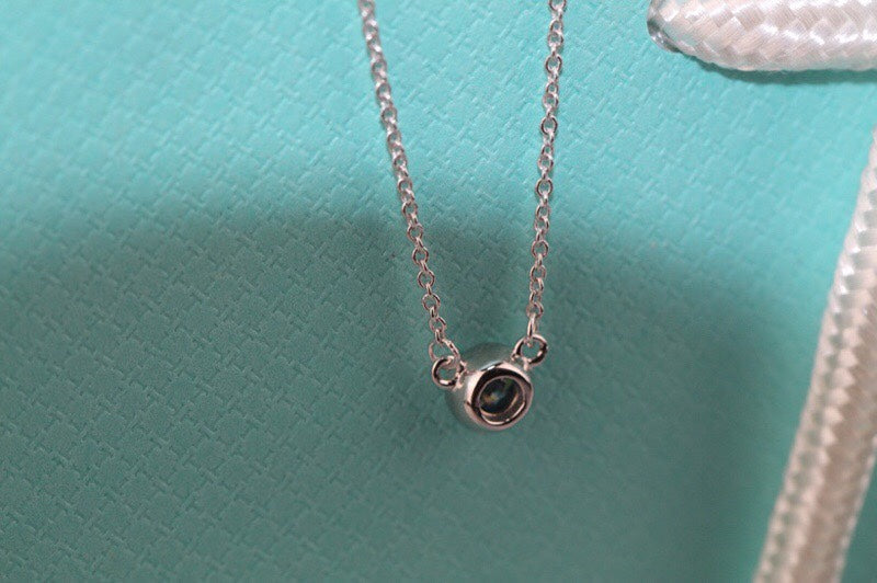 [Lioran]ELSA PERETTI SERIES SINGLE DIAMOND SIMPLE NECKLACE