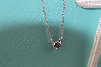 [Lioran]ELSA PERETTI SERIES SINGLE DIAMOND SIMPLE NECKLACE