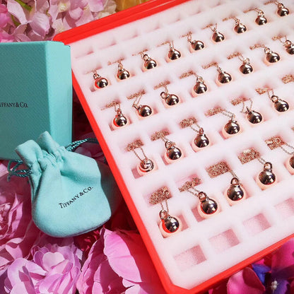 [Lioran]HARDWEAR PENDENTIF BALL ROSE NECKLACE