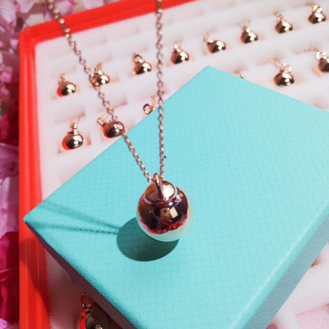 [Lioran]HARDWEAR PENDENTIF BALL ROSE NECKLACE