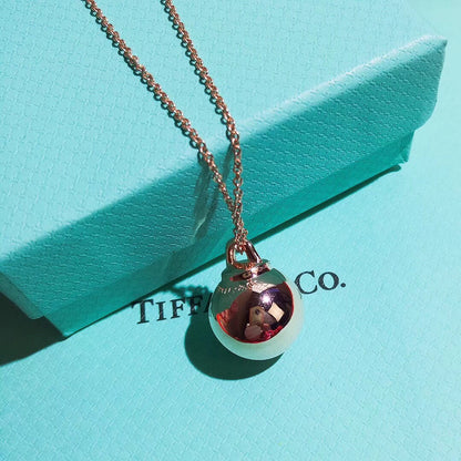 [Lioran]HARDWEAR PENDENTIF BALL ROSE NECKLACE