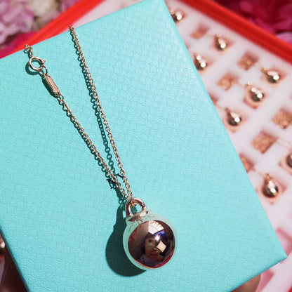 [Lioran]HARDWEAR PENDENTIF BALL ROSE NECKLACE
