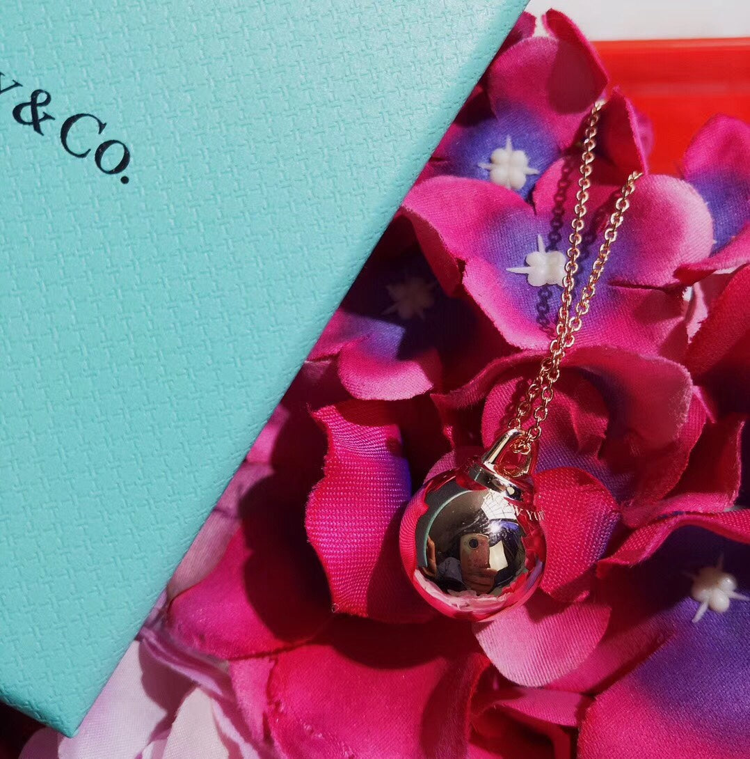 [Lioran]HARDWEAR PENDENTIF BALL ROSE NECKLACE