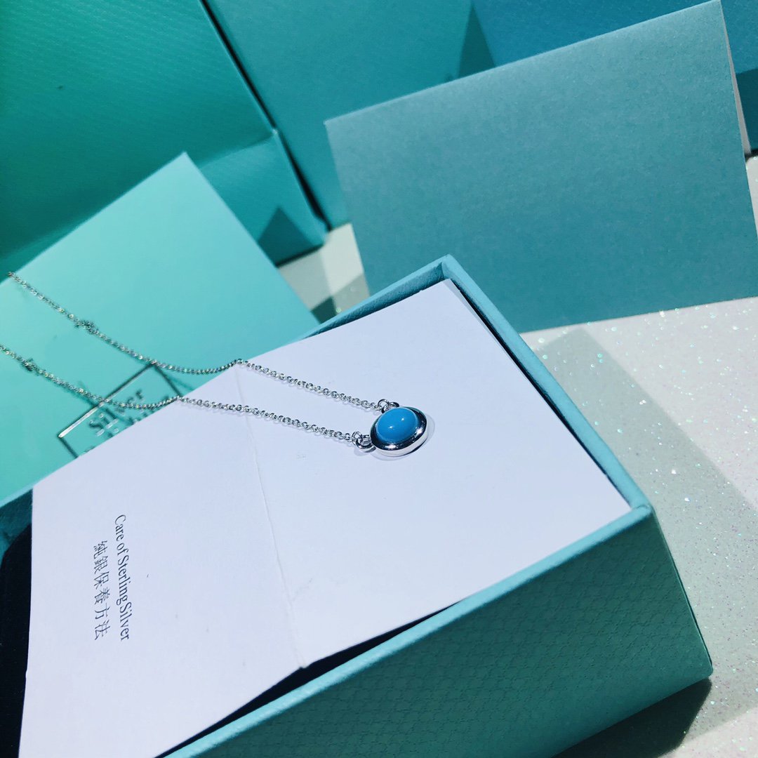 [Lioran]YARD TURQUOISE NECKLACE SILVER