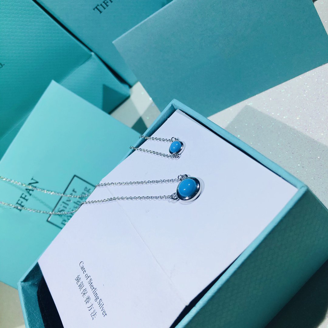 [Lioran]YARD TURQUOISE NECKLACE SILVER