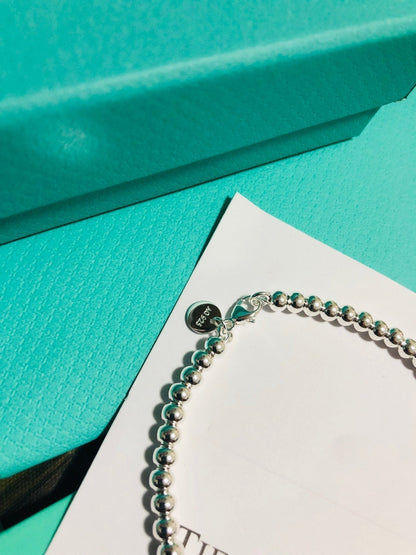 [Lioran]LOVE TIFFANY RED HEART TAG BEAD BRACELET