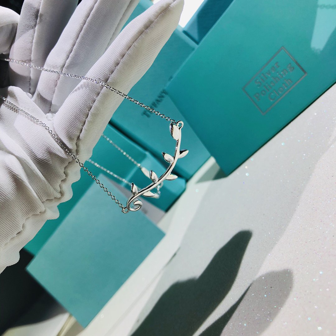[Lioran]PALOMA PICASSO STERLING SILVER OLIVE BRANCH NECKLACE