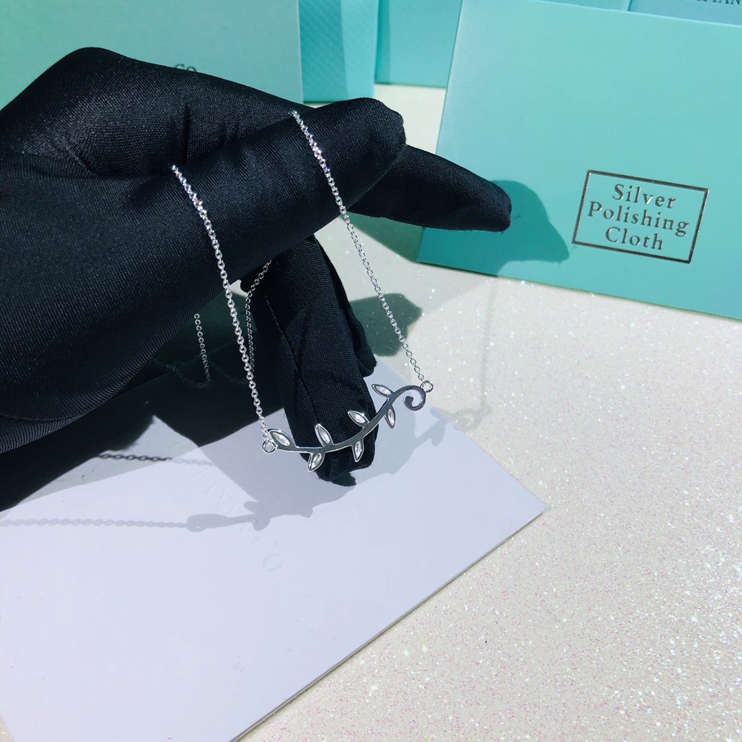 [Lioran]PALOMA PICASSO STERLING SILVER OLIVE BRANCH NECKLACE