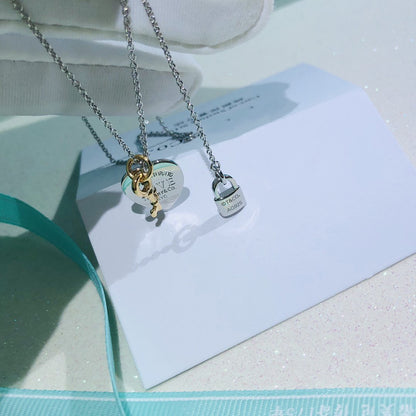 [Lioran]LOVE HEART TAG KEY NECKLACE