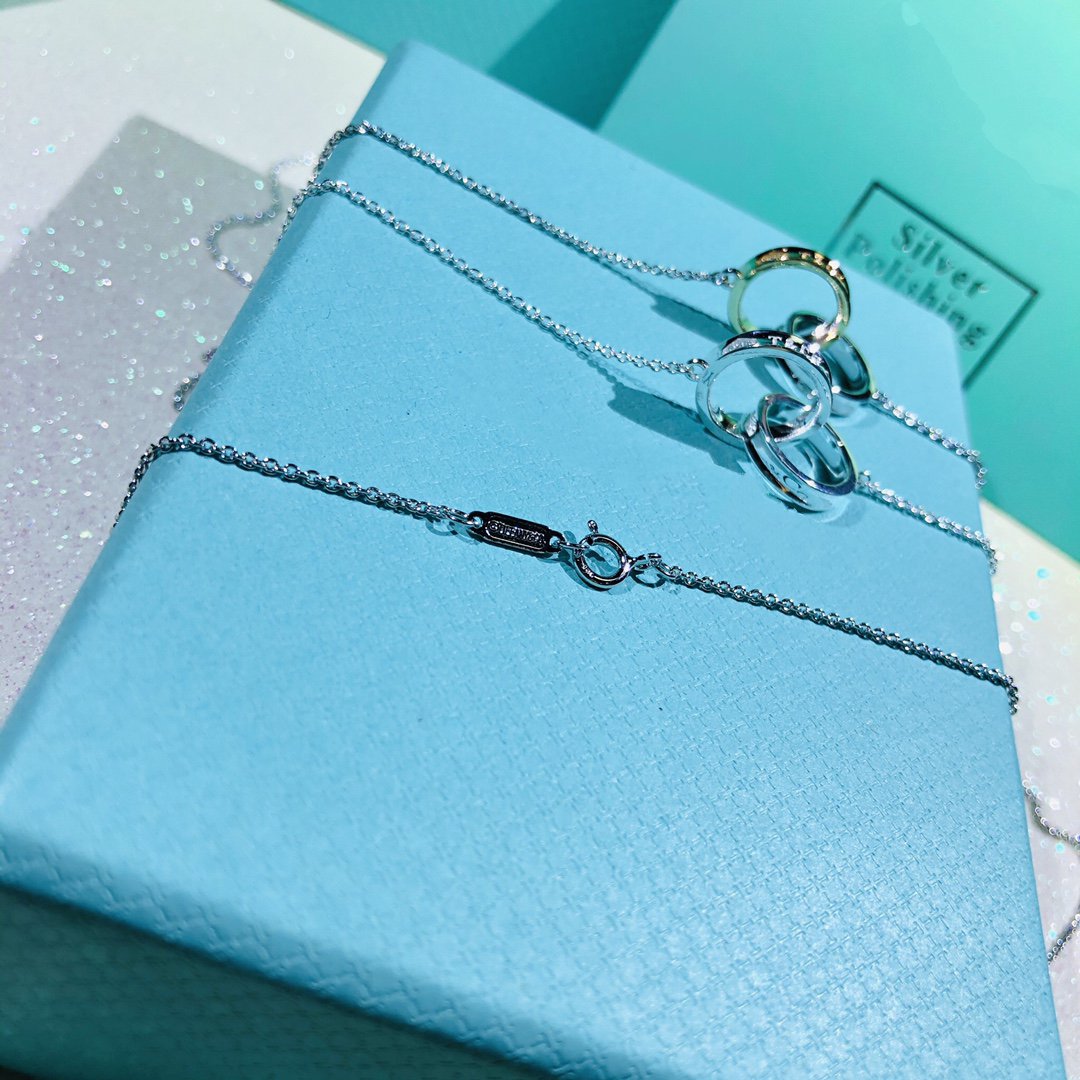 [Lioran]INTERLOCKING CIRCLES PENDANT SMALL NECKLACE