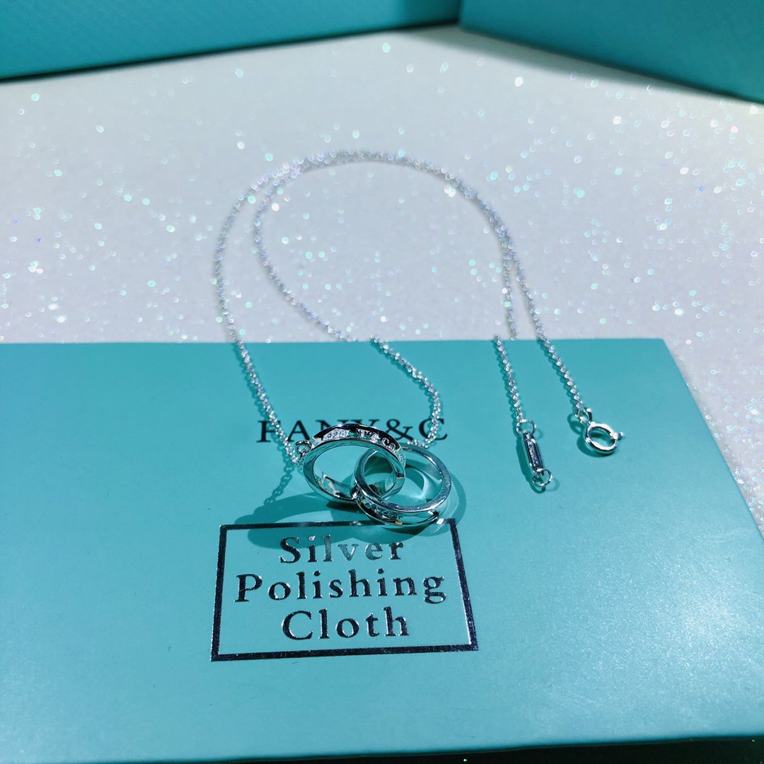 [Lioran]INTERLOCKING CIRCLES PENDANT SMALL NECKLACE