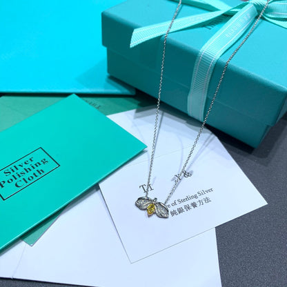[Lioran]PAPER FLOWERS YELLOW DIAMOND FIREFLY PENDANT