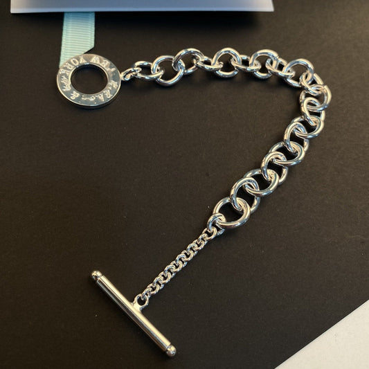 [Lioran]TOGGLE TAG BRACELET SILVER