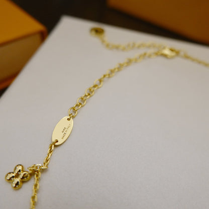 [⭐Lioran]BLOOMING SUPPLE NECKLACE BRASS