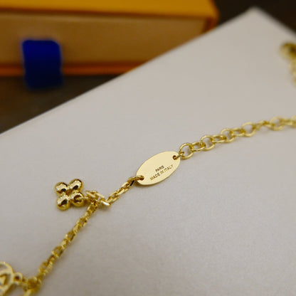 [⭐Lioran]BLOOMING SUPPLE NECKLACE BRASS