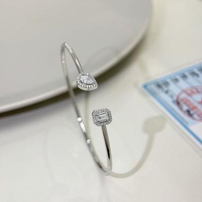 [⭐Lioran]JONC FLEX MY TWIN TOI & MOI SILVER DIAMOND BRACELET