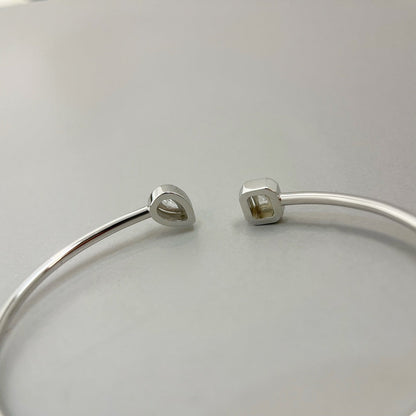 [⭐Lioran]JONC FLEX MY TWIN TOI & MOI SILVER DIAMOND BRACELET