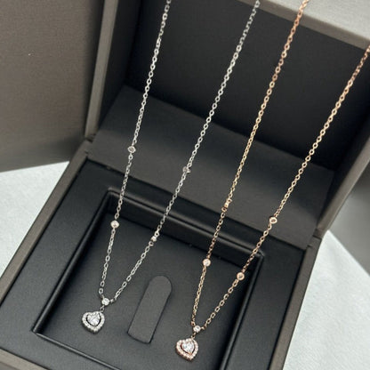 [⭐Lioran]JOY HEART DIAMOND NECKLACE