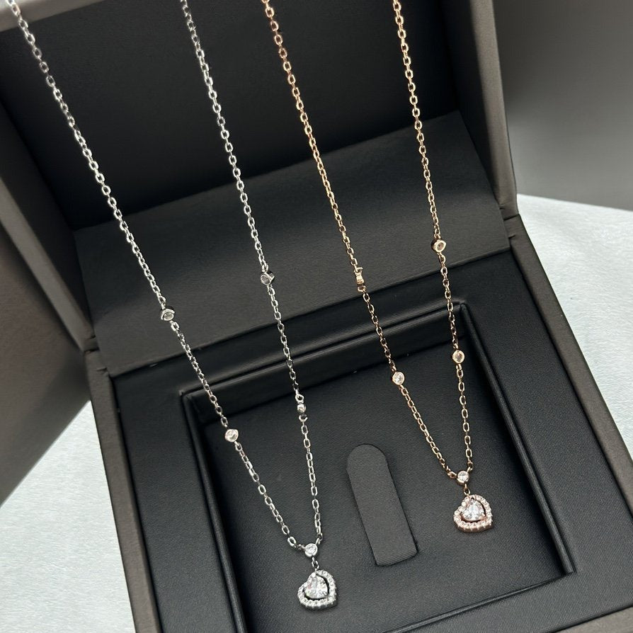 [⭐Lioran]JOY HEART DIAMOND NECKLACE