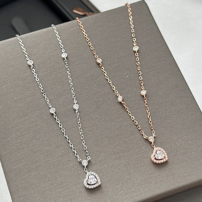 [⭐Lioran]JOY HEART DIAMOND NECKLACE