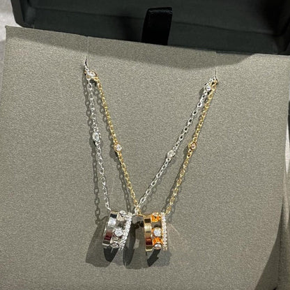 [⭐Lioran]CHAIN MOVE ROMANE PEDAND NECKLACE